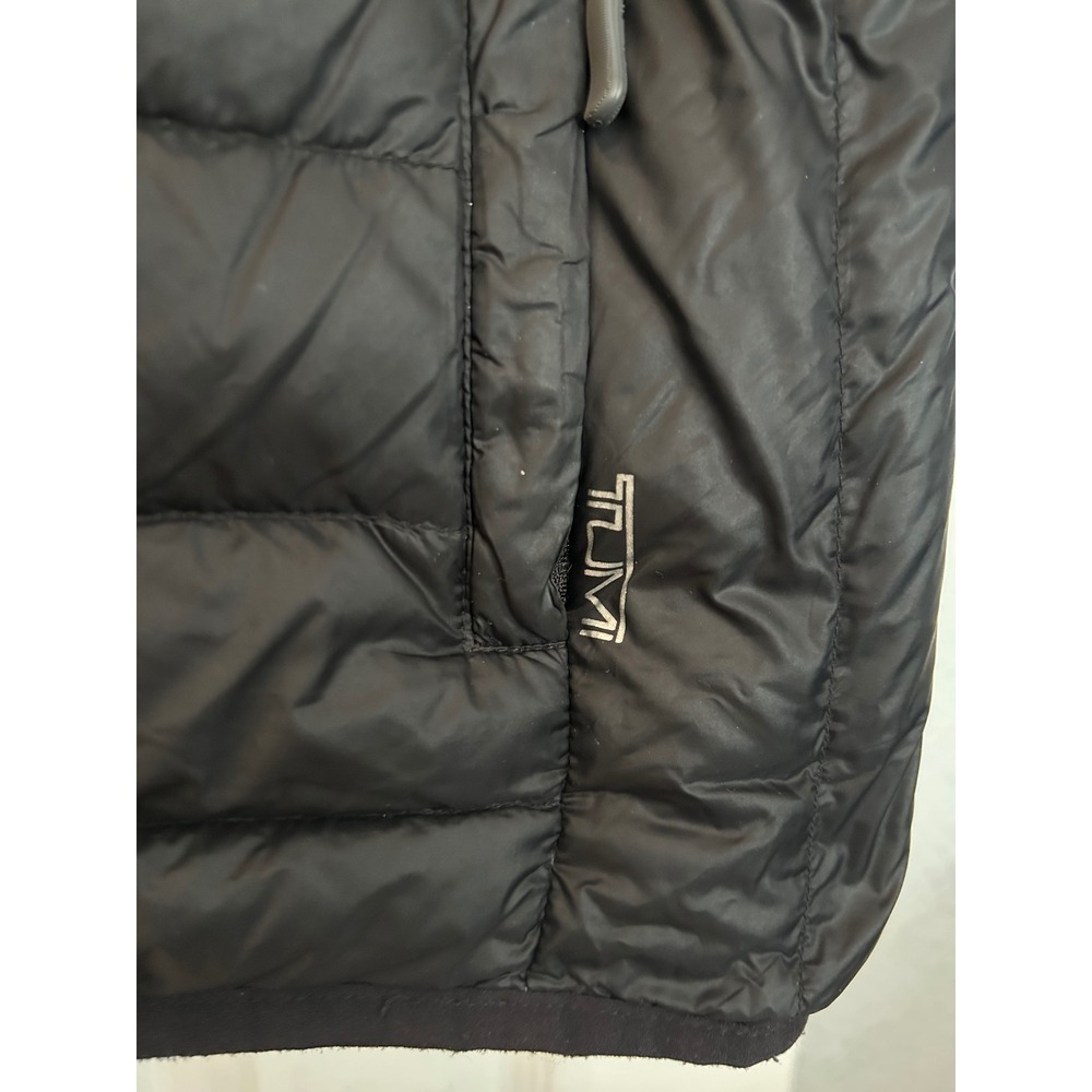 Tumi Black Packable Down Puffer Jacket Women Full… - image 2